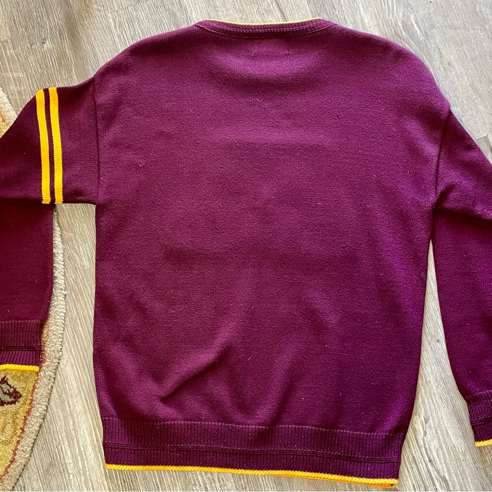 Vintage Minnesota Gophers Alumni Spirit Squad Letterman Varsity Patch Sweater - Picture 11 of 14